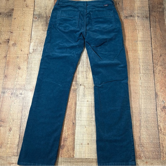 Patagonia Organic Cotton Corduroy Pants Teal Blue Size 27 Short 4 Gorpcore - Picture 5 of 7